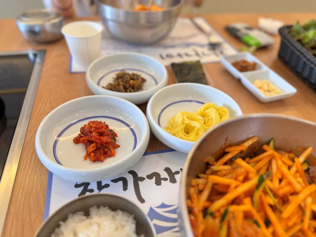 참가자미 미포 밑 반찬